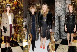 Anna Wintour, Alexa Chung, Elizabeth Olsen and Others at Mulberry’s Star Studded Gala