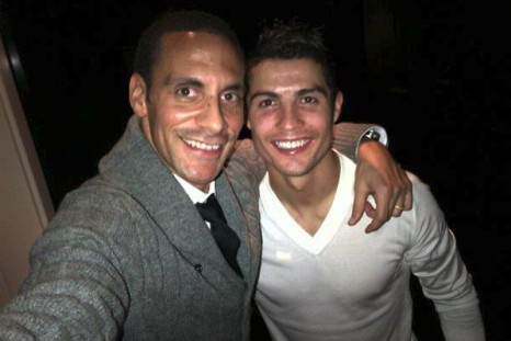Rio Ferdinand and Cristiano Ronaldo