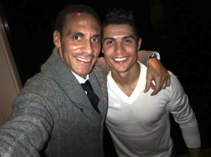 Rio Ferdinand and Cristiano Ronaldo