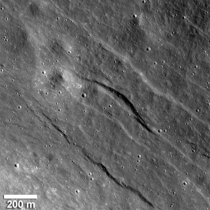NASA Discovers Moon Crust Being Streched