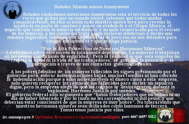 Anonymous announces Operation Green Rights