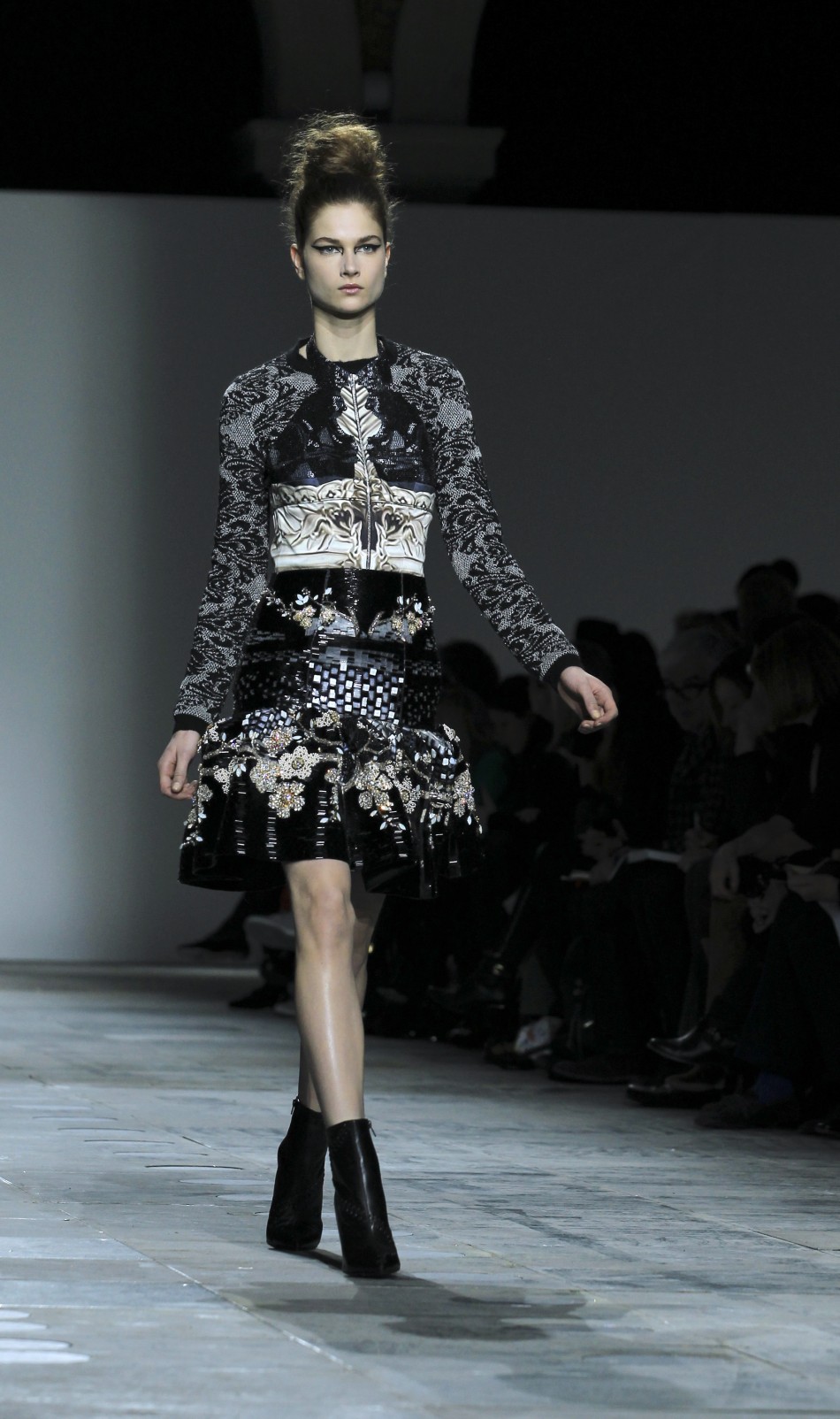 Eclectic Designs and Experimental Patterns Mark Mary Katrantzou LFW Collection