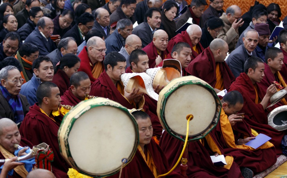 Monks Dharamsala Tibetan New Year