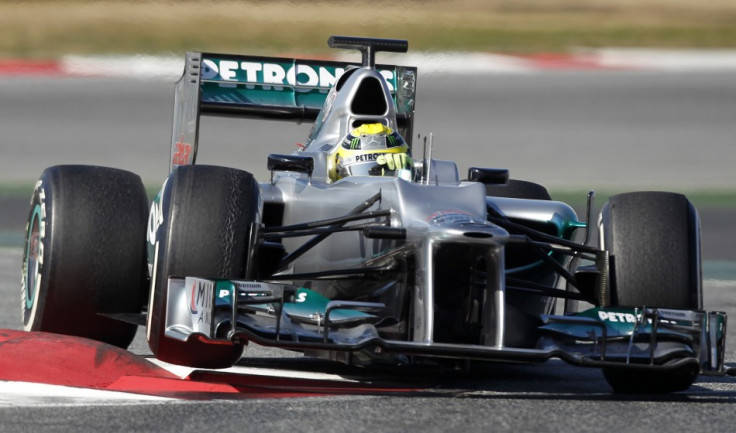 Nico Rosberg of Mercedes tops in third practice session in Malaysia Grand Prix