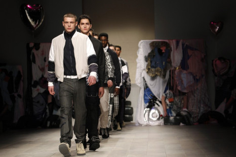 Models present creations at the Christopher Shannon 2012 Autumn/Winter collection show