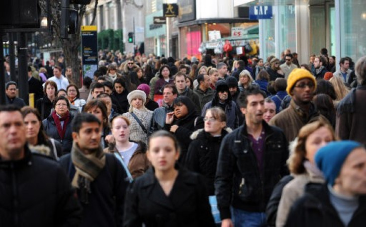 People on Oxford Street London