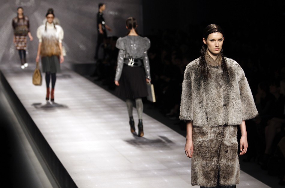 Fendi Furry Tribesmen Meets High Street Looks at 2012 Milan Fashion Week
