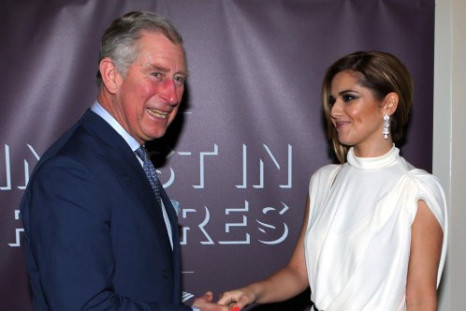 The Prince of Wales meets Cheryl Cole (right) at the Prince&#039;s Trust&#039;s Invest in Futures gala dinner held at The Savoy, London.