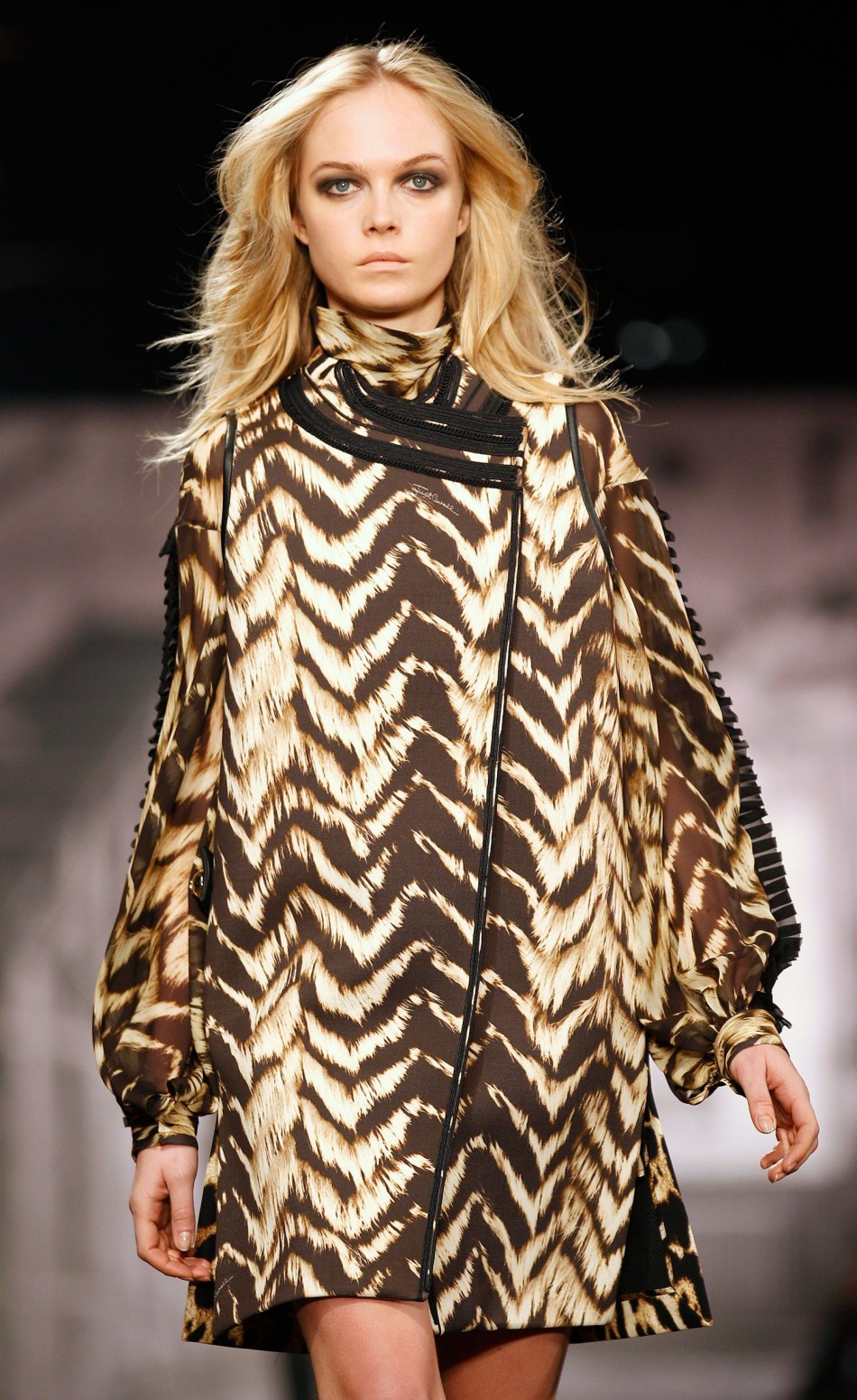 Milan Fashion Week Just Cavalli Channels Its Wild Side With Animal Prints