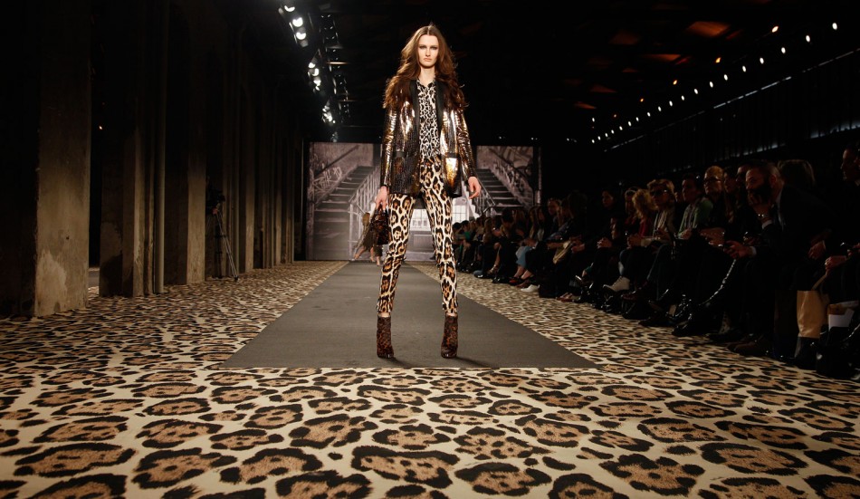 Milan Fashion Week Just Cavalli Channels Its Wild Side With Animal Prints