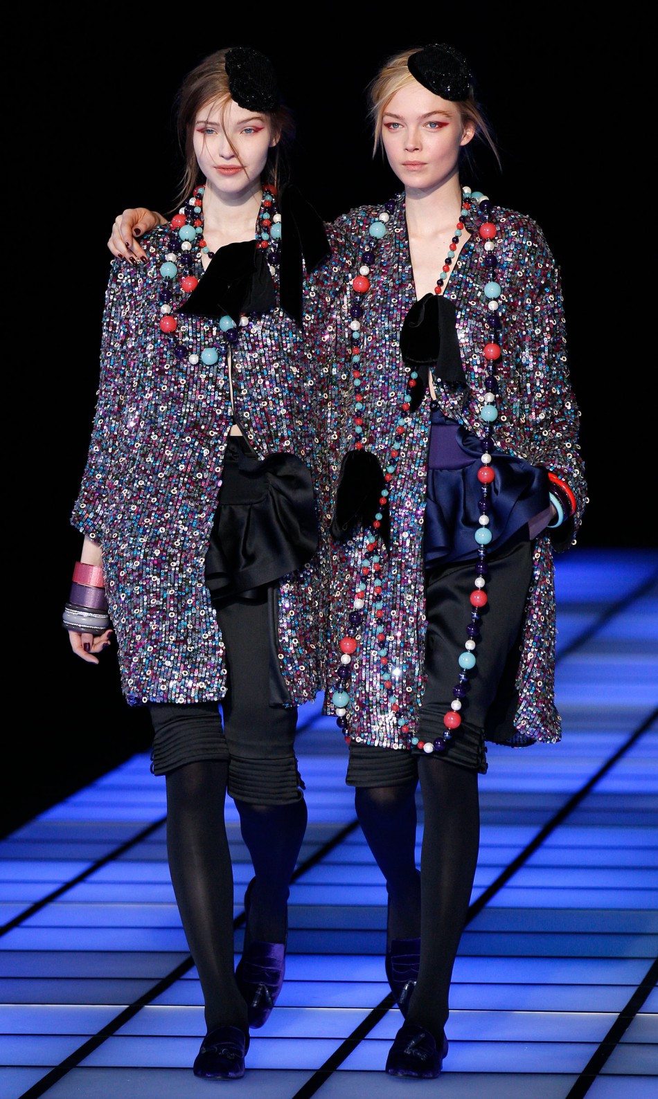 Emporio Armanis Little Winter Follies at 2012 Milan Fashion Week