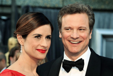 Actor Colin Firth and his wife Livia Giuggioli arrive at the 84th Academy Awards in Hollywood.