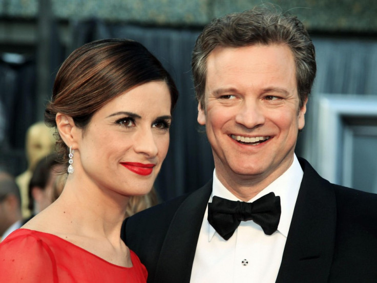 Actor Colin Firth and his wife Livia Giuggioli arrive at the 84th Academy Awards in Hollywood.