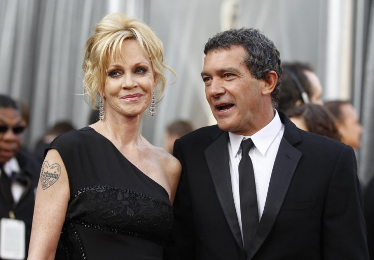 Actress Griffith and her husband, actor Banderas, arrive at 84th Academy Awards in Hollywood.