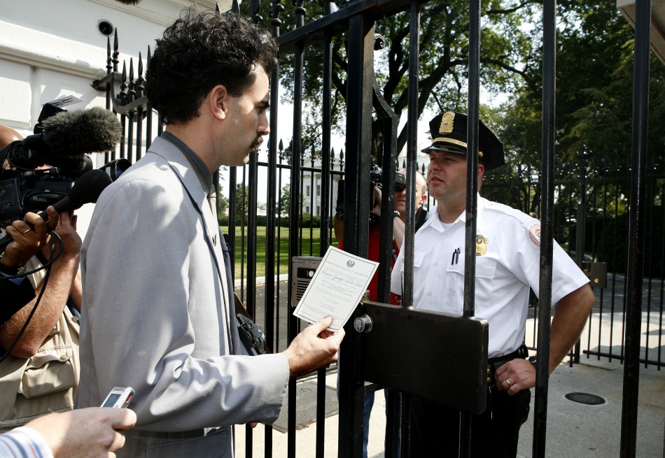 Borat at the White House