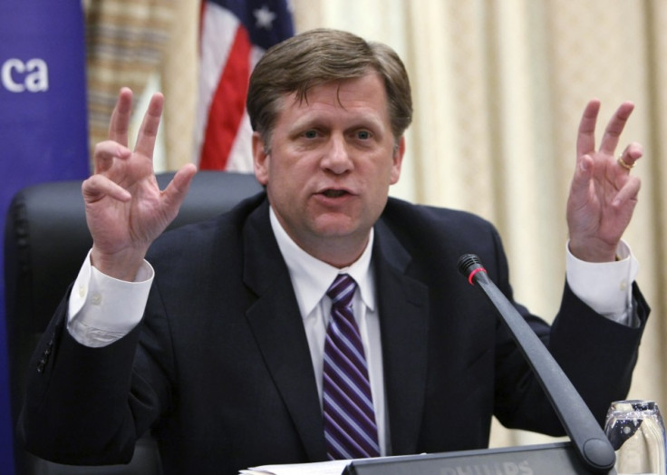 US Embassador to Russia Michael McFaul