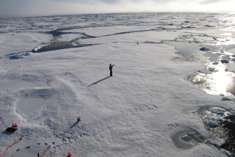 Melting arctic sea