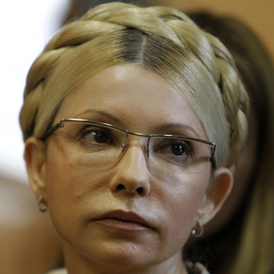 Ukrainian ex-prime minister Tymoshenko attends a session at the Pecherskiy district court in Kiev