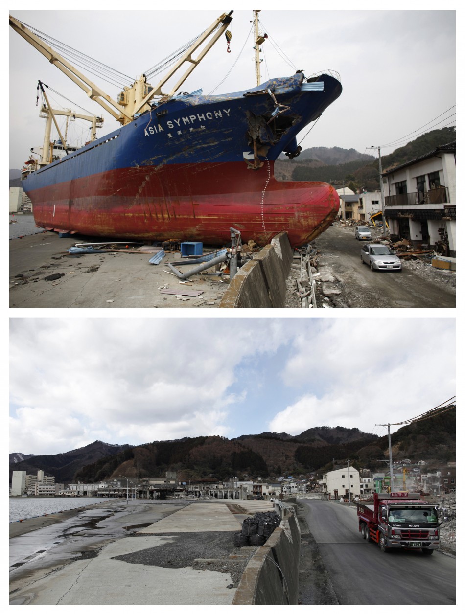 Japan Tsunami - Then and Now
