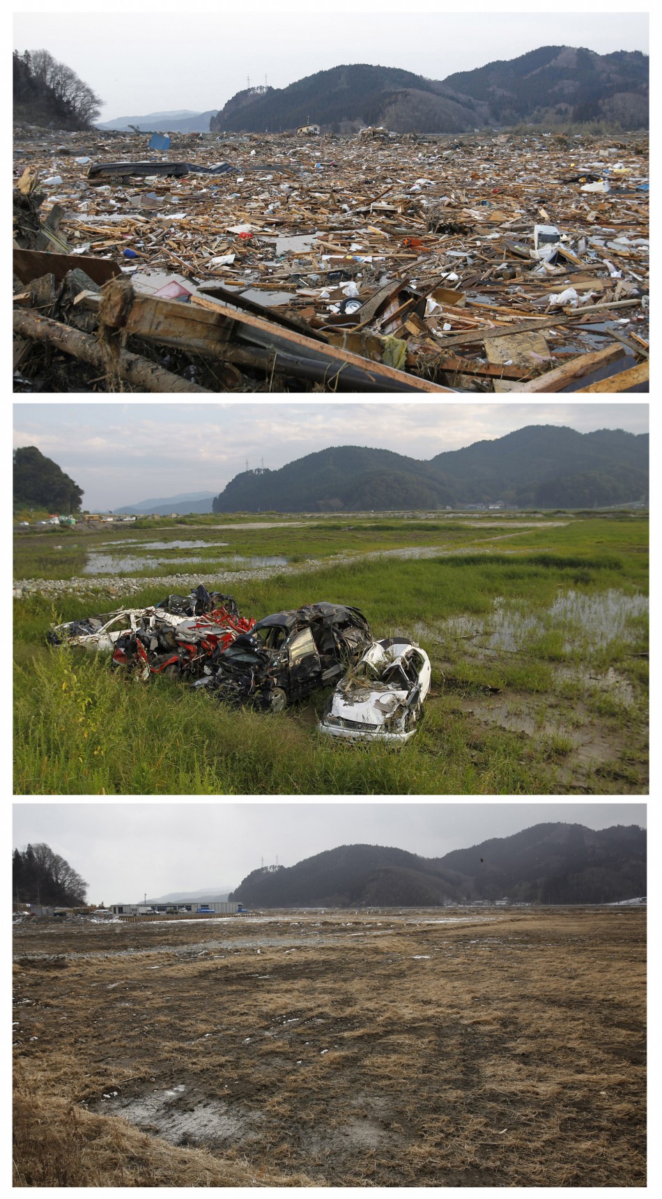 Japan Tsunami - Then and Now