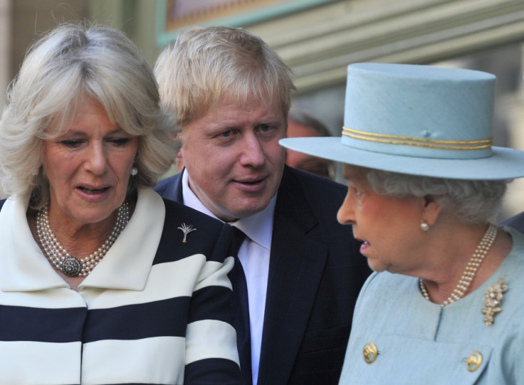 The Duchess of Cambridge, Boris Johnson and the Queen
