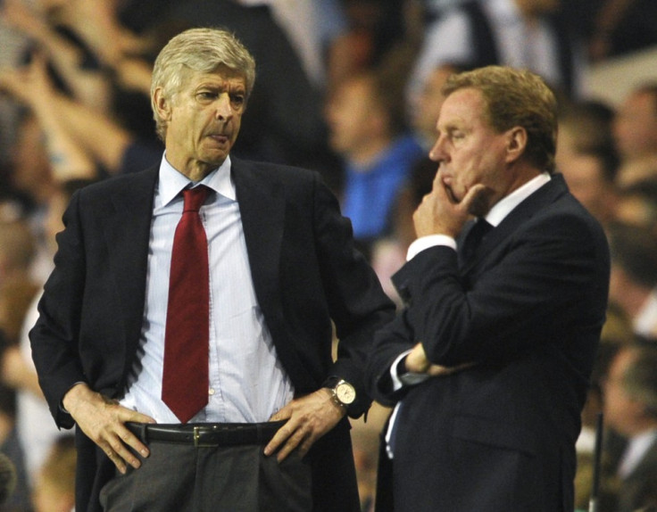 Arsene Wenger and Harry Redknapp