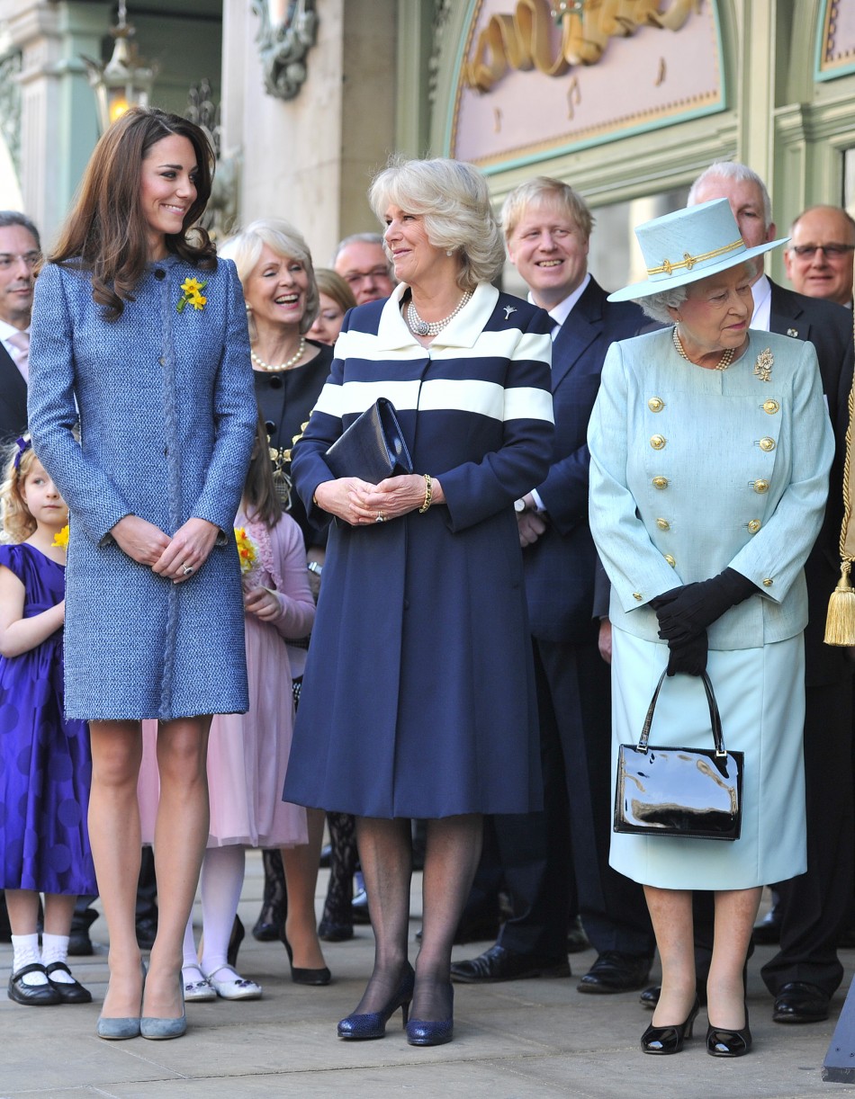Kate Middletons Day Out with Royal Ladies Duchesss First Public Photos with Queen  Camilla