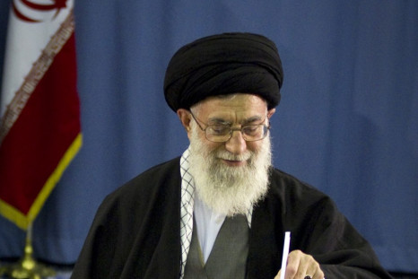 Ayatollah Ali Khamenei votes parliamentary elections in Tehran