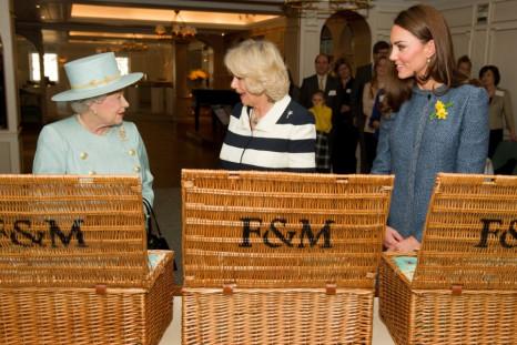 Fortnum & Mason Tea: Kate Middleton’s Azure Coat & Queen’s Cake in Pictures