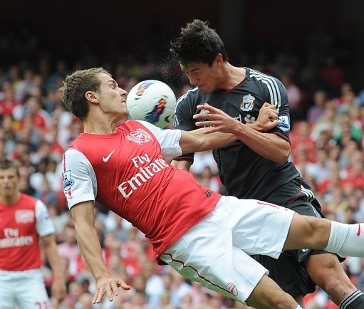 Liverpool v Arsenal at the Emirates stadium, Dated August 20, 2011