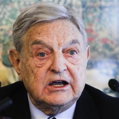 Soros Fund Management Chairman George Soros Speaks During A News Conference At The World Economic Forum (WEF) In Davos