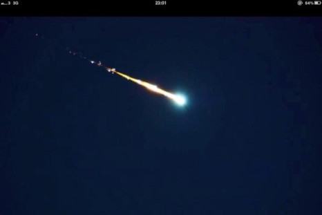 Meteor seen over UK