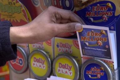 Tickets for the EuroMillions lottery on sale in London