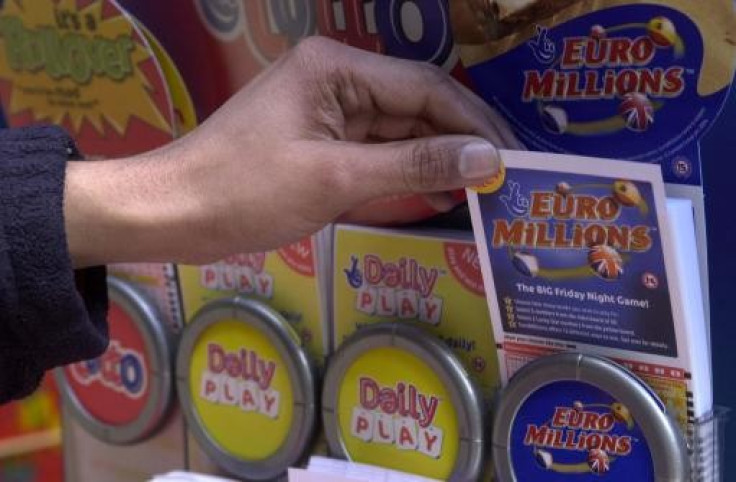 Tickets for the EuroMillions lottery on sale in London