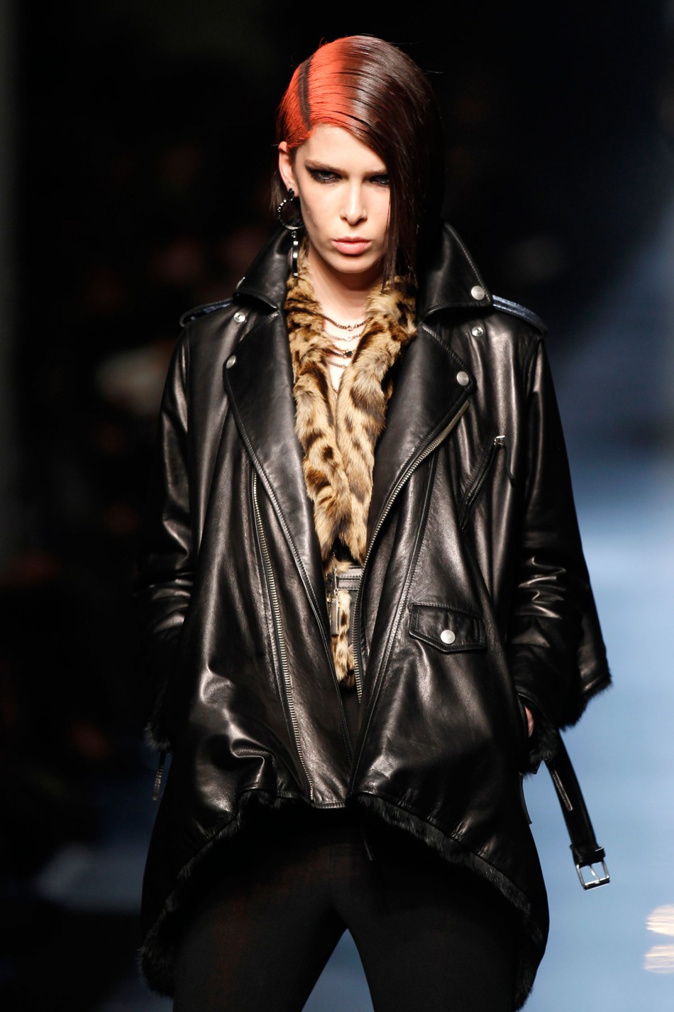 Androgynous Model Andrej Pejic Walks the Ramp for Jean Paul Gaultiers FallWinter Collection