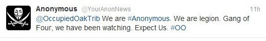 Is Anonymous a four member gang?