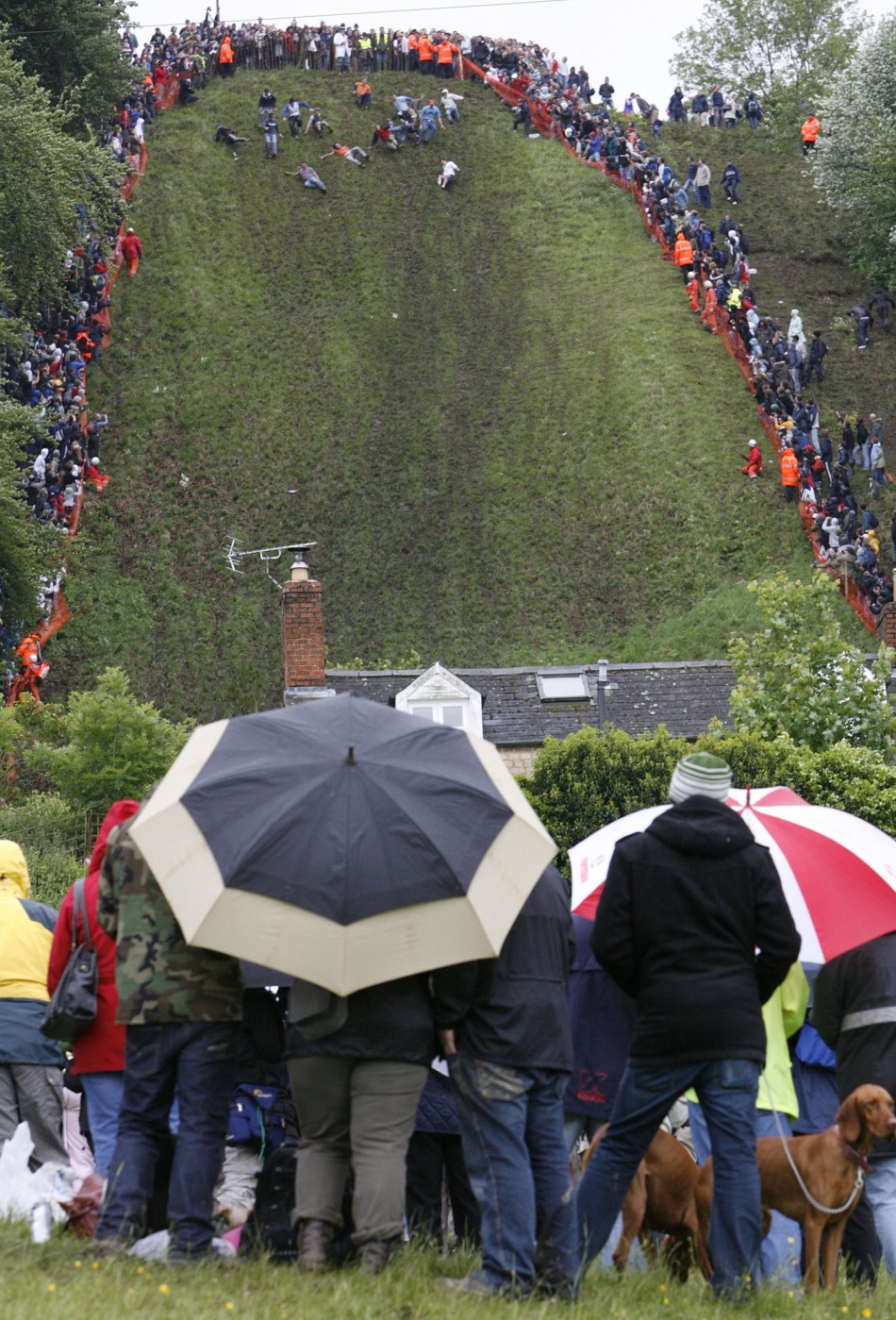Cheese Rolling event on Coopers Hill