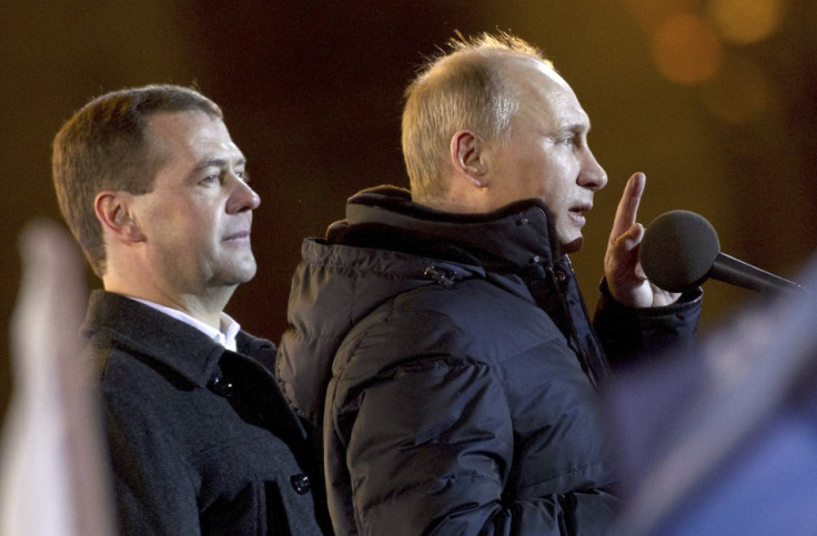 Medvedev and Putin