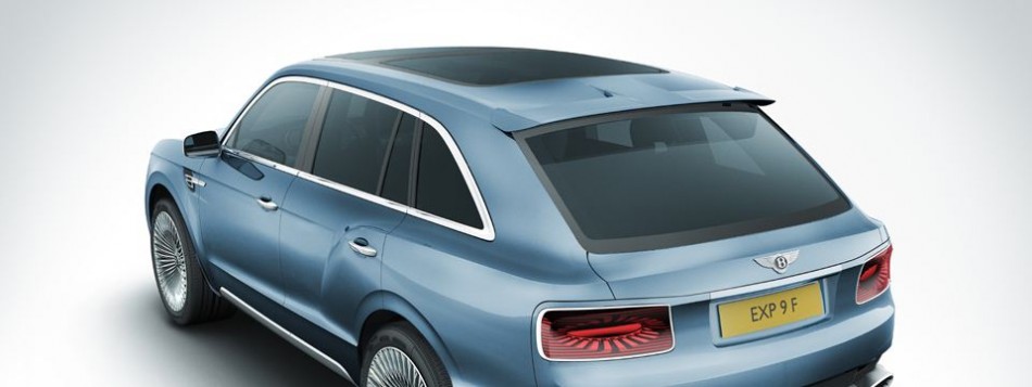 The Bentley EXP 9 F Concept SUV