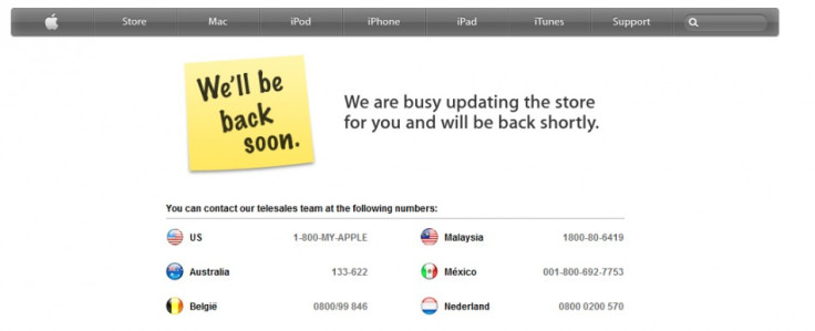 Apple Store Goes Offline