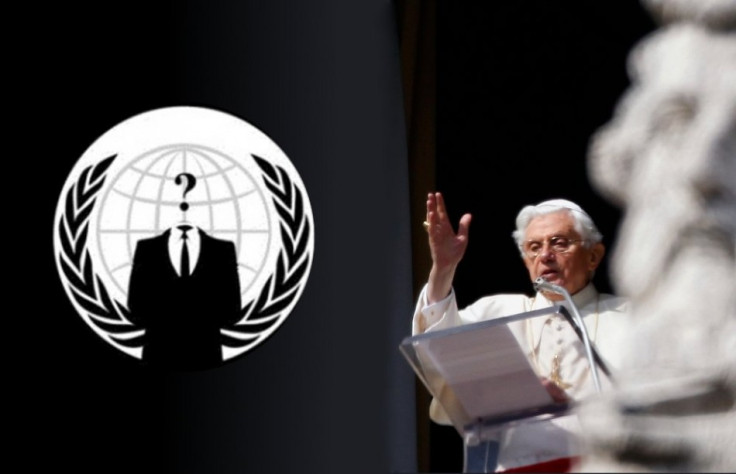 The Italian cell of Anonymous hacking collective has attacked the official website of the Vatican