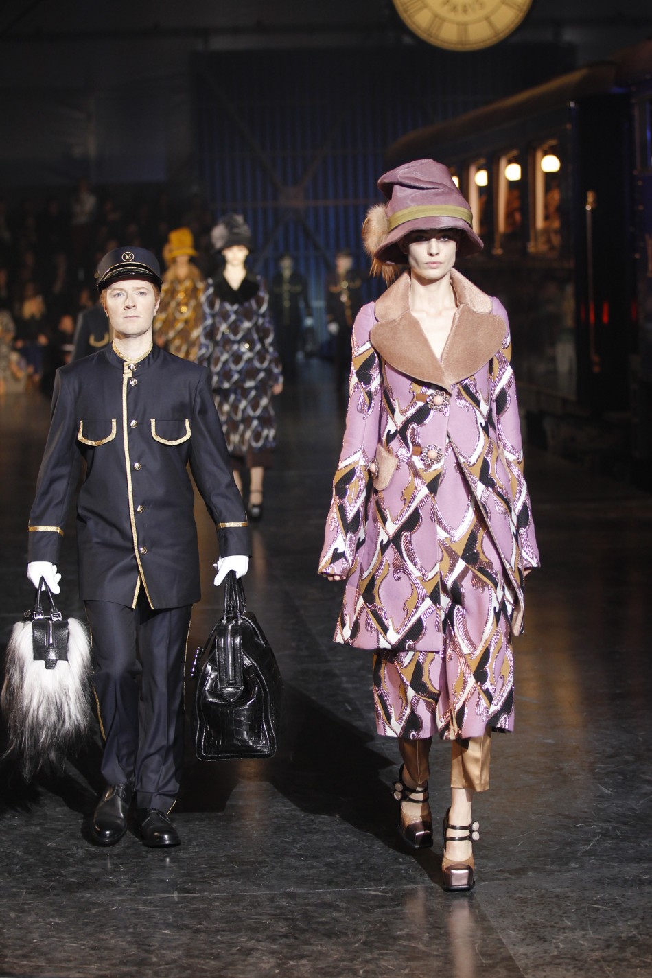 Louis Vuitton Transports Spectators to Edwardian Era of Fashionable Travel