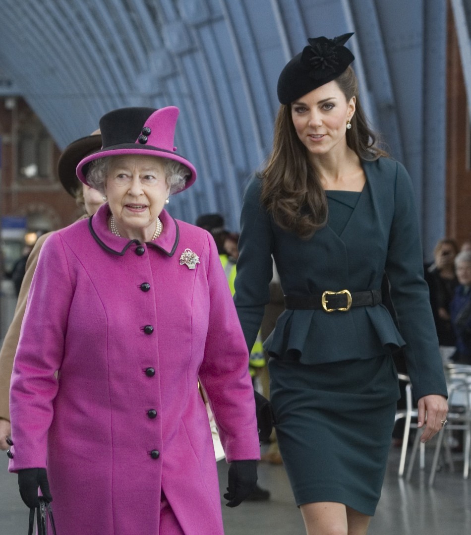 Kate Middleton and The Queen