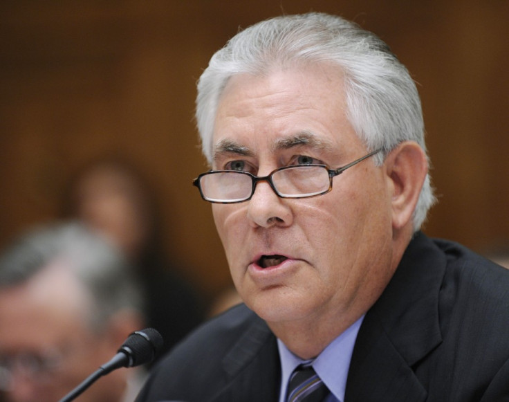 Exxon Mobil Chairman and CEO Rex Tillerson