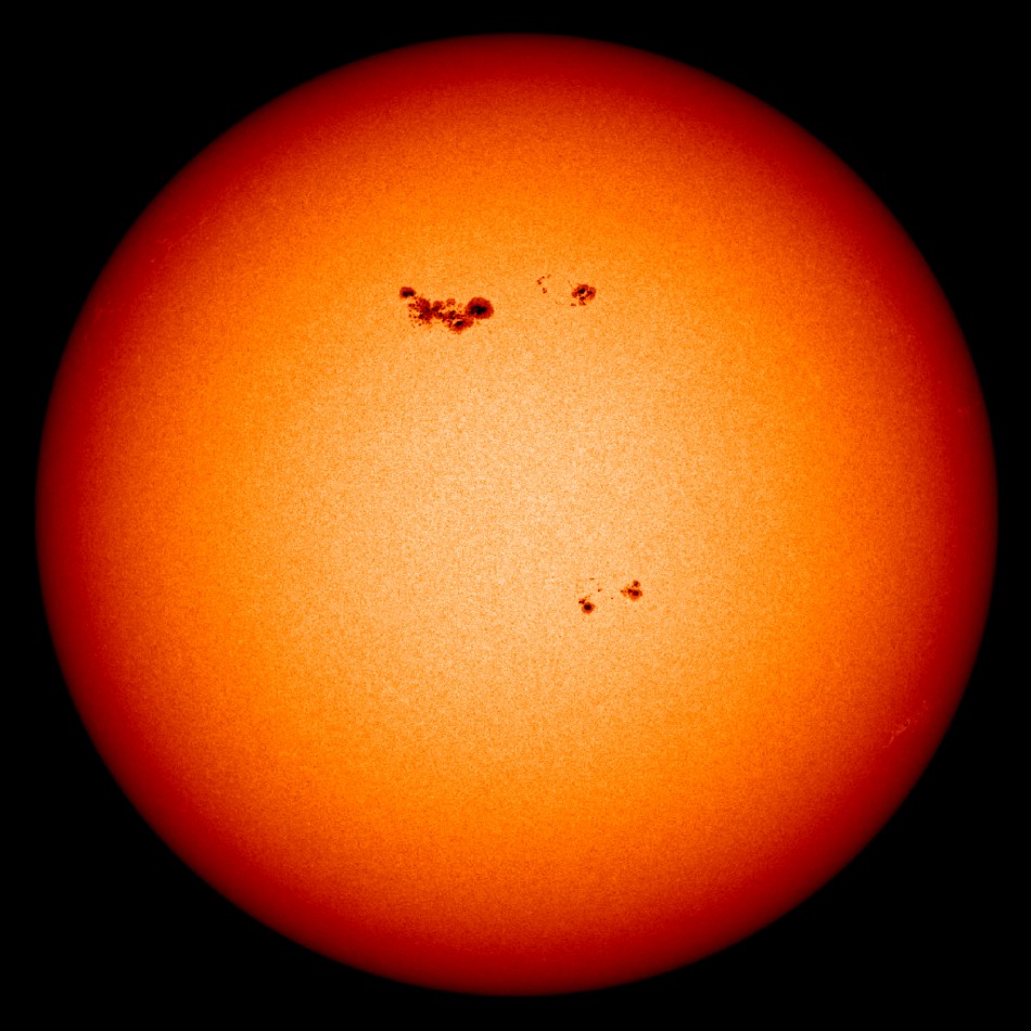 NASA handout image shows the Sun