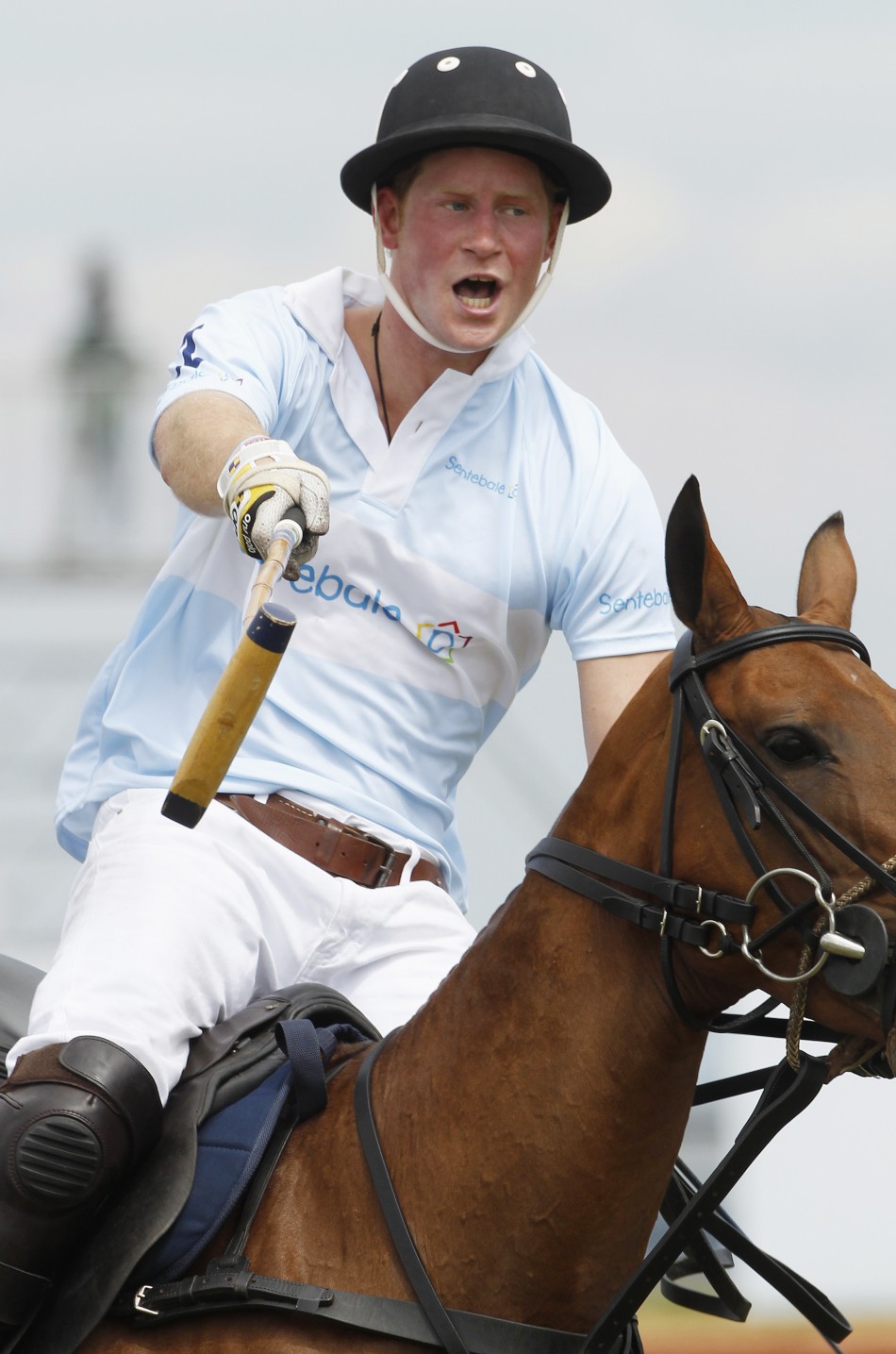 Prince Harry Winds Up Diamond Jubilee Tour with Polo Match