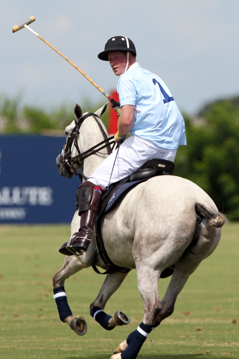 Prince Harry Winds Up Diamond Jubilee Tour with Polo Match