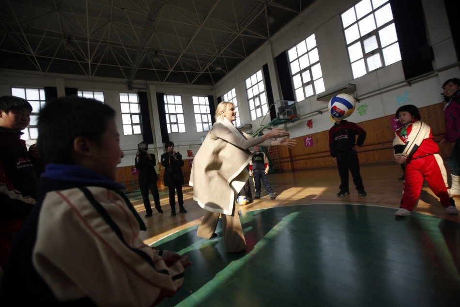 Princess Charlene Visits Shanghai School as Global Ambassador of Special Olympics