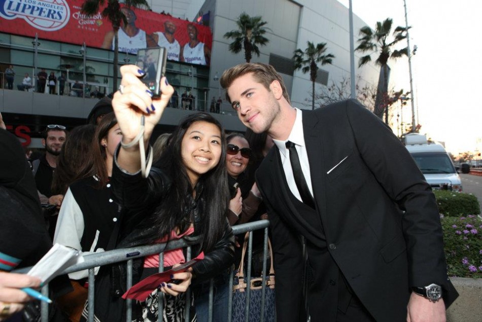 Liam Hemsworth at The Hunger Games World Premiere at Nokia Theater L.A Live