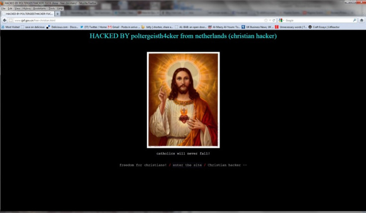 Chinese government website defaced by Duch hacker